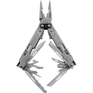 Multitool SOG PowerAccess, 18 functii, otel 5Cr15MoV, Compound Leverage, finisaj Stonewash