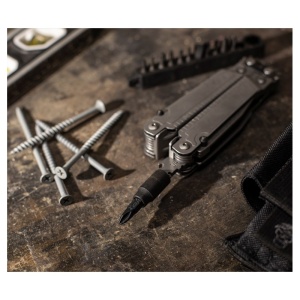 Multitool SOG PowerAccess Assist Stone, 21 functii, otel 5Cr15MoV, deschidere asistata - Img 12