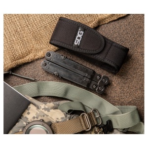 Multitool SOG PowerLock EOD Black Oxide cu husa din nylon, 17 functii, Compound Leverage - Img 10
