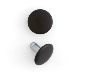 Nituri cap mare dublu negru Tandy Leather