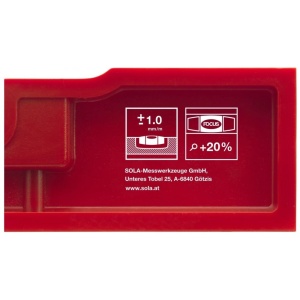 Nivela din plastic PHF 22 2 bule, SOLA - Img 13