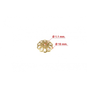 Ornament din alama tip T/2 pentru navomodele / hobby, Amati Italia - Img 2