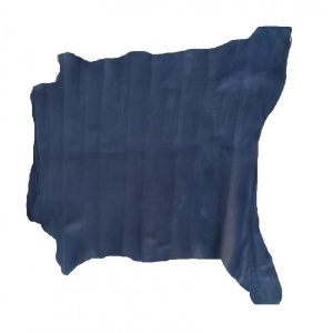 Piele Camoscio Indigo pentru Proiecte Mici - Piele Naturala (cod CAM 23) - Img 2