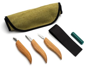 S06 Set de cutite pentru sculptura/cioplit in lemn, BeaverCraft