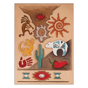 Sablon pielarie "Southwest II" - Tandy Leather - Img 2