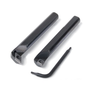 Scule de alezat dreapta cu insertii din carbura, 55° sau 80°, 10mm, pentru strung Sherline - Img 3