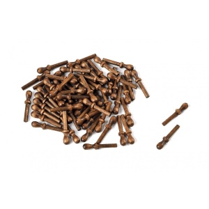 Set 20 cavile din lemn de nuc, 16mm, Amati