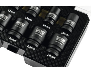 Set chei tubulare impact WGB 1/2", 10 piese - Img 2