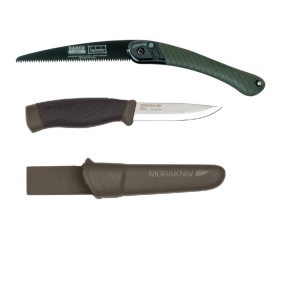 Set Cutit Morakniv si fierastrau Bahco