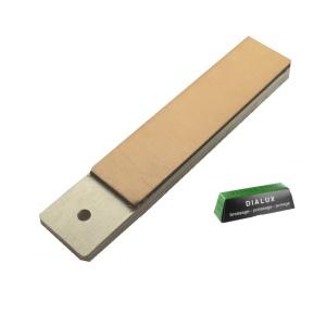Set strop din piele tabacita vegetal de vita SP150x40.6 (150 x 40 mm, cu pasta) - Img 2