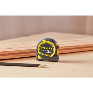 Stanley 1-30-687, ruleta Tylon 3m, tru-zero, protectie din cauciuc, anti-alunecare, 3m x 13mm - Img 5