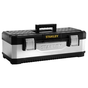 Stanley 1-95-620, Cutie de scule galvanizata din metal+plastic, 26inch - Img 2