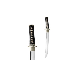 Tanto japonez Cold Steel Emperor Series O Tanto CS-88T, lama din otel carbon 1060, teaca din lemn lacuit - Img 4
