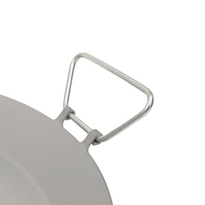 Tigaie pentru foc de tabara Stabilotherm Forest Pan S6 46 cm din otel carbon - Img 2