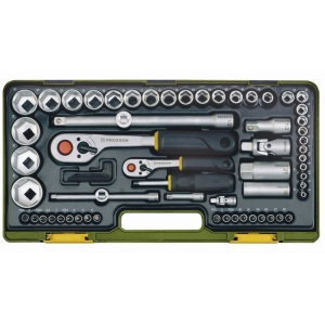 Trusa completa cu chei tubulare, Proxxon 23286, 1/4" si 1/2", 65 piese - Img 2