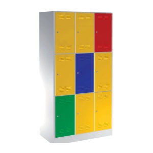 Vestiar metalic 9 compartimente, 1000 x 500 x 1880 mm