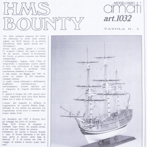 1032 Planuri constructie navomodel Amati HMS Bounty - Img 5