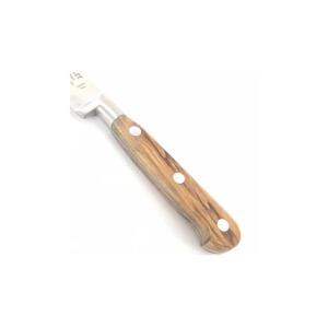 110JA25OLdent Cutit de sunca zimtat, olive, lungime 25cm, maner din lemn de maslin, Sabatier Authentique - Img 4