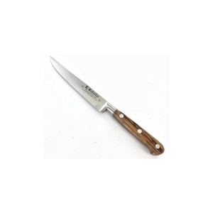 1110ST13LOL Cutit de friptura, olive, lungime 13cm, maner din lemn de maslin, Sabatier Authentique - Img 2