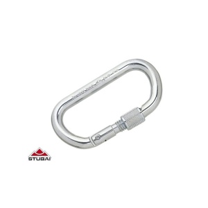 982002 Carabina din otel ASYM. OVAL cu surub, Stubai
