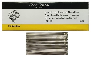Ace de cusut manual piele si marochinarie John James, NR. 4 MICI