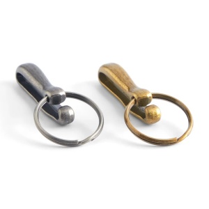 Agatatoare chei pentru curea, antichizata, Tandy Leather SUA - Img 4