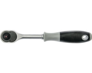 Antrenor cu clichet reversibil WGB 1/4" 140 mm, crom-vanadiu, cu pârghie de inversare - Img 3