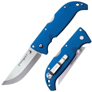 Briceag Cold Steel Finn Wolf AUS8A Tri-Ad Lock (Blue / Red)