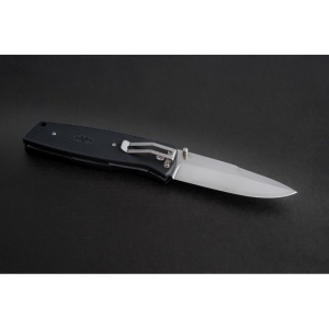 Briceag Fallkniven PXLX CoS Stainless Steel Micarta Liner Lock EDC - Img 3