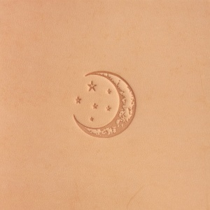 Cap de stanta de embosare 3D Craftool, model luna si stele (Moon & Stars) - Tandy Leather 8550-00 - Img 2