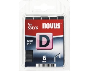 Capse zincate Novus D6x11,3mm, late, pentru capsatoare manuale & electrice, pachet 1200 bucăți