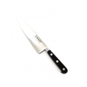 CARBCUI25POL-DENTS Cutit de gatit, lungime 25cm, otel carbon, Sabatier Au Carbone - Img 1