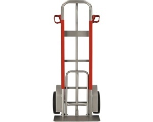 Carucior transport cu platforma profesional Cargo Point max. 250kg, H 1280mm, din otel zincat - Img 6