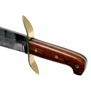 Cutit Cold Steel Wild West Bowie 1090 Carbon cu teaca din piele CS-81B - Img 5