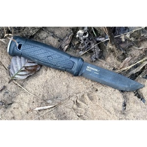 Cutit Full-Tang Morakniv Garberg CARBON, Teaca si maner Polimer negru, pentru Bushcraft si Outdoor - Img 3