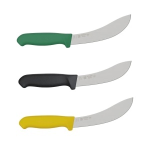 Cutit jupuire profesional macelar CS6-PUG lama curbata rigida 169 mm Morakniv Suedia