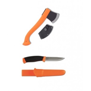 Cutit outdoor Morakniv Kansbol S Green, otel inoxidabil 12C27, compatibil amnar, teaca inclusa - Img 7