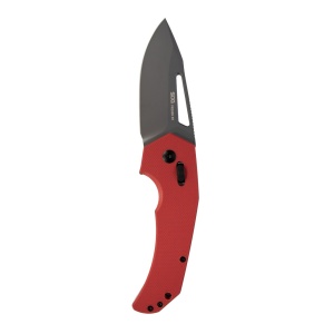 Cutit pliabil SOG Prohen XR Red Gray 12-25-02-57, lama Drop Point CRYO D2 Stonewashed, XR Lock, deschidere Flipper, maner G10 Red & Gray, EDC Tactical - Img 2