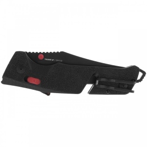 Cutit pliabil SOG Trident AT Black Tanto 11-12-04-41, lama Tanto CRYO D2 Black TiNi, deschidere asistata S.A.T., AT-XR Lock, taietor de centura, spargator de geam, maner GRN Black - Img 10