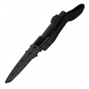 Cutit tactic SOG SEAL Pup Black, otel AUS-8, lama partial zimtata 120 mm - Img 25