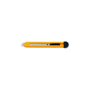 Cutter profesional economic OLFA SPC-1 Japonia, ghidaj otel, lama 9 mm - Img 2