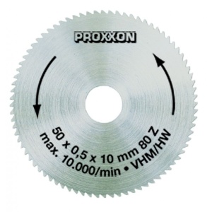 Disc debitor din carbid, 50mm, 80 dinti, Proxxon 28011 - Img 5
