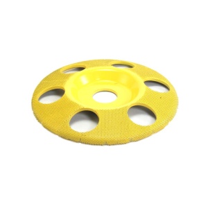 Disc sculptura lemn SABURR - 7" PLAT CU GAURI VENTILARE. - Img 2