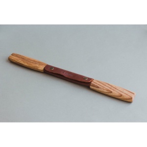 DK2S Cutit de tragere in lemn cu teaca de piele, BeaverCraft - Img 6