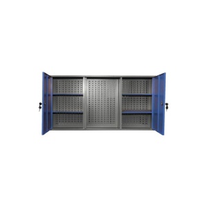 Dulap suspendat FAM WS-07 1200x600x200 mm, cu 2 uși, 4 polițe și panou perforat - Img 2