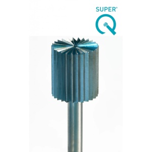 Freza cilindrica R (f) SUPER Q, 6 buc, pentru bijutieri, Niqua