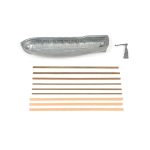 Kit de barca salvare din lemn si metal, 105mm, Amati - Img 2
