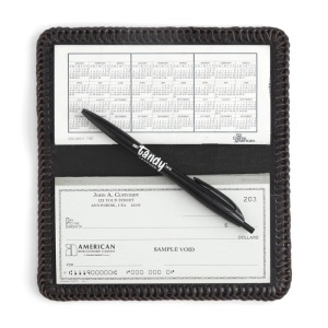 Kit husa din piele pentru carnet de cecuri Tandy Leather SUA - Img 5