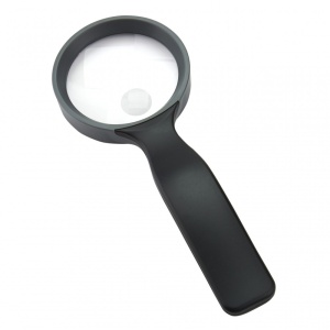 Lupa de mana Seria Rimmed putere 2.5x/5x cu lentile acrilice - Carson