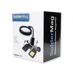 Lupa pentru statie de lipire SolderMag, putere 1.75x cu LED - Carson - Img 9